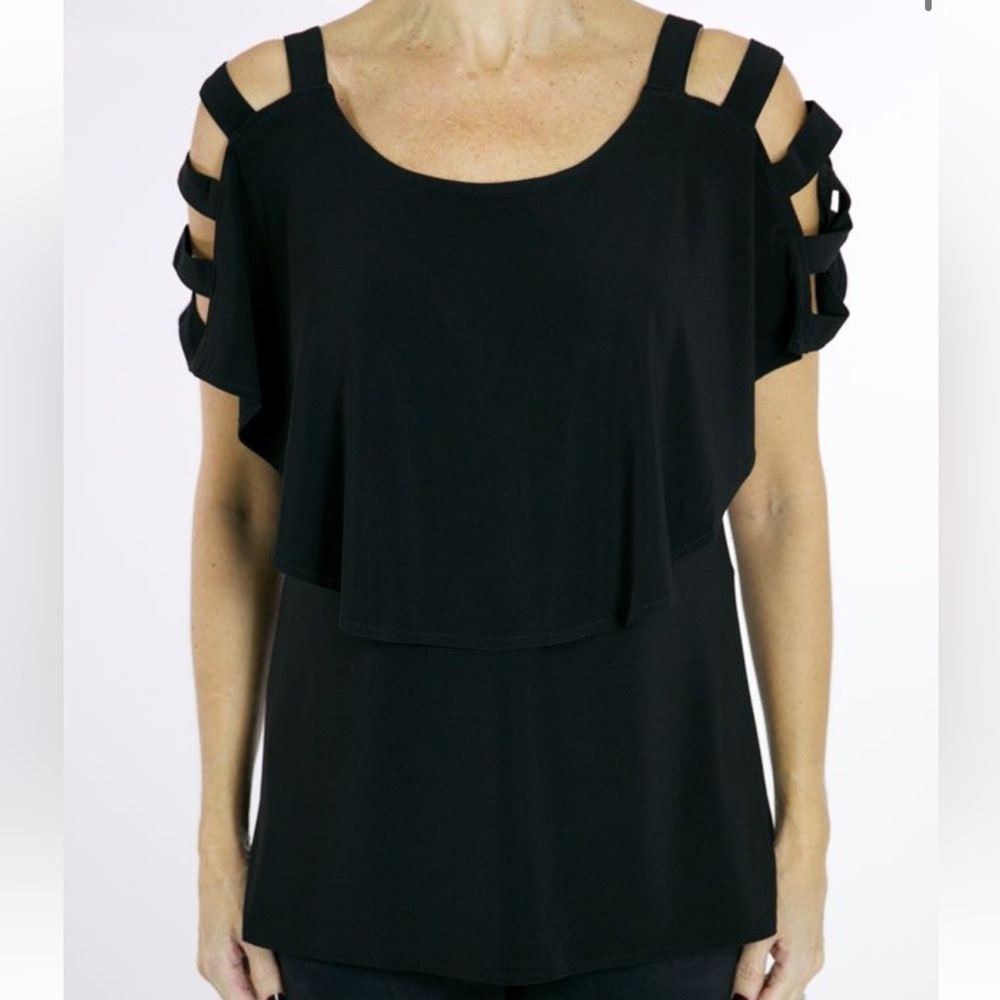 M3 - #76 Joseph ribkoff black top size 8